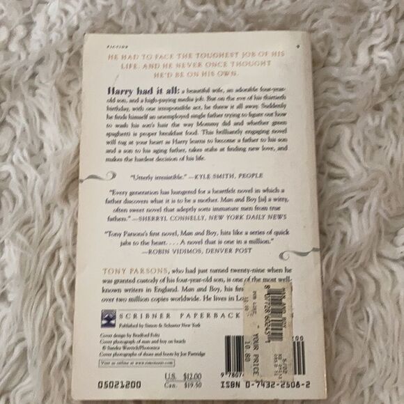 Man & Boy book Tony Parsons Book - Picture 2 of 2